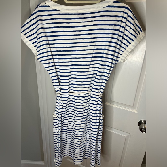 Pusser’s blue/white stripe sailor motif dress with rope tie - Picture 2 of 4